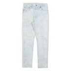 LEVI'S 501 S Big E Womens Jeans Blue Slim Tapered Acid Wash W27 L30