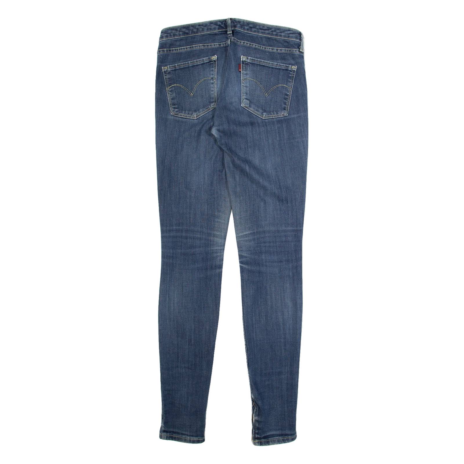 LEVI'S Womens Jeans Blue Regular Tapered Stone Wash W27 L34