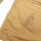CARHARTT Mens Beige Cotton Dungarees Loose Workwear L W44 L32 Durable Sturdy