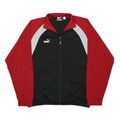 PUMA Mens Red & Black Track Jacket 2XL Polyester Zip Up Casual Sportswear