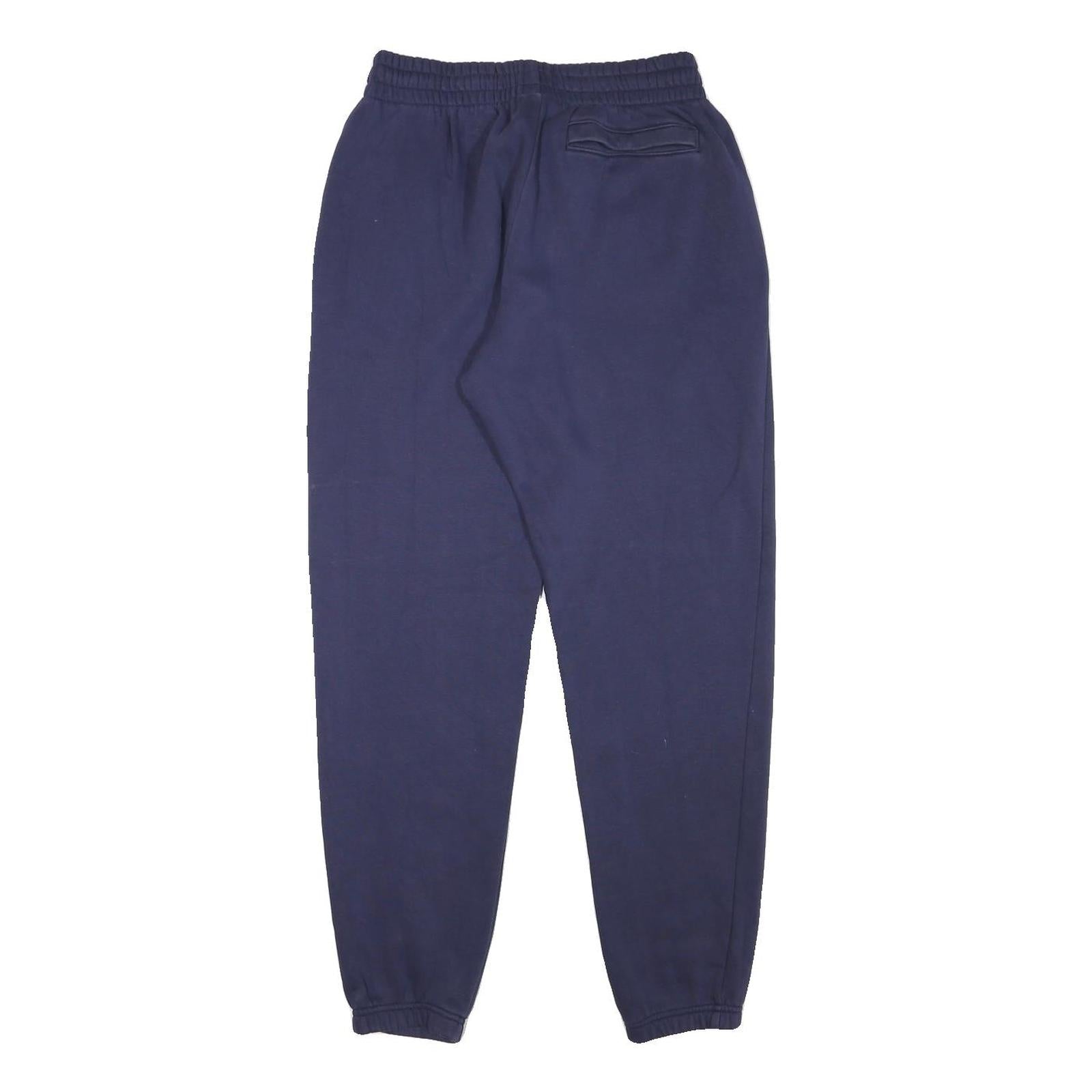 UNDER ARMOUR Mens Joggers Navy Blue Cotton Blend Slim Tapered M W26 L29