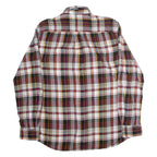 CHAPS Mens Flannel Shirt Black Check Long Sleeve M