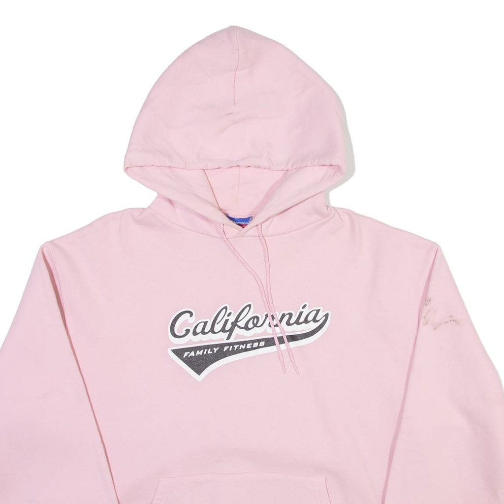 CHAMPION California Mens Pink Hoodie USA L