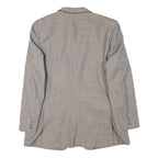 HANSONS Mens Grey Wool Blend Blazer Jacket M Woven Classic Tailored Button