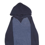 J.CREW Mens Navy & Blue Cotton Blend Pullover Hoodie S Casual Sweatshirt