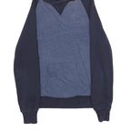 J.CREW Mens Navy & Blue Cotton Blend Pullover Hoodie S Casual Sweatshirt