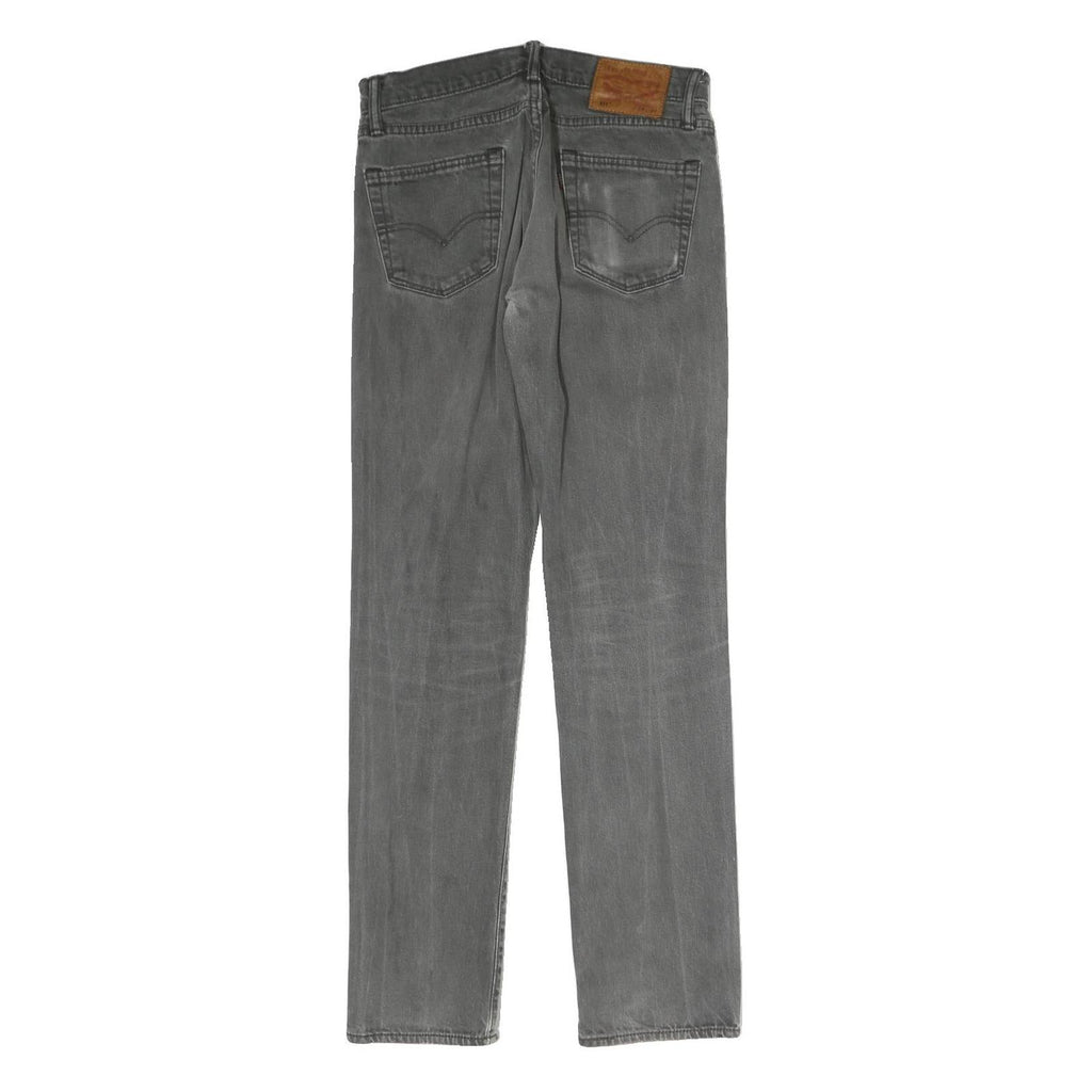 LEVI'S 511 Mens Slim Skinny Denim Medium W28 L32 Classic Cotton Blend Zip Jeans