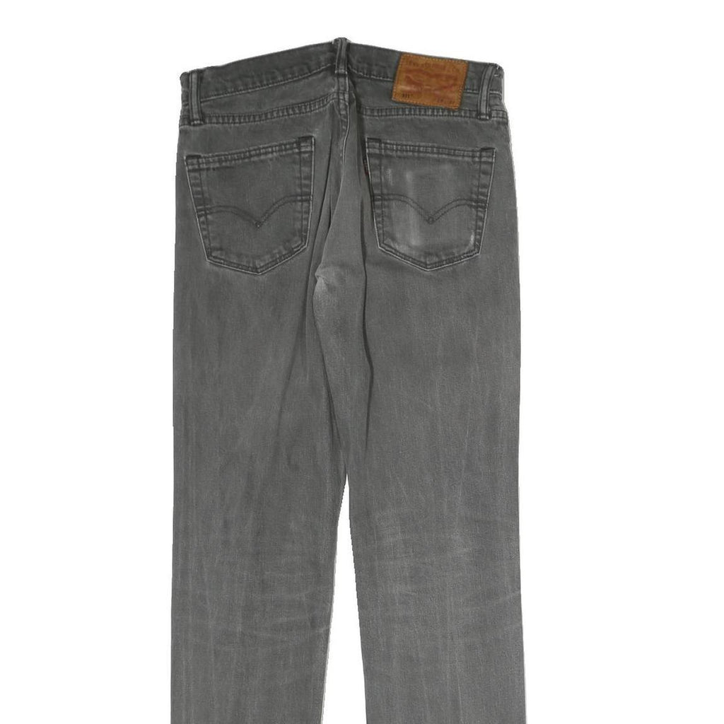 LEVI'S 511 Mens Slim Skinny Denim Medium W28 L32 Classic Cotton Blend Zip Jeans