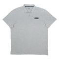 PUMA Mens Grey Short Sleeve Plain Polo Shirt XL Cotton Blend Casual