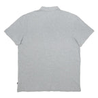 PUMA Mens Grey Short Sleeve Plain Polo Shirt XL Cotton Blend Casual