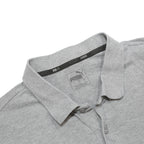 PUMA Mens Grey Short Sleeve Plain Polo Shirt XL Cotton Blend Casual