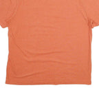 CHAPS Mens Orange Pocket T-Shirt XL Short Sleeve Crew Neck Classic Cotton
