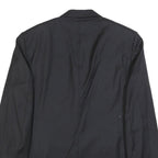 BOGGI Mens Black Wool Classic Fit Jacket M Button Plain Tailored