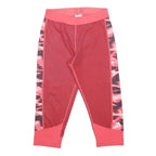 ADIDAS Womens Shorts Red & Pink Abstract Pattern S W24 Sports Gym Activewear