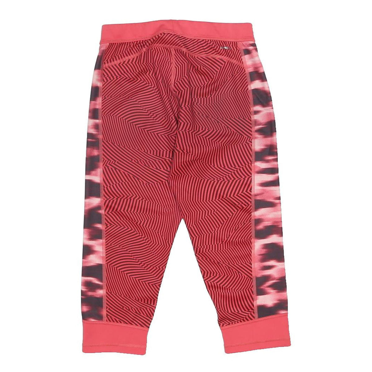 ADIDAS Womens Shorts Red & Pink Abstract Pattern S W24 Sports Gym Activewear