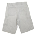 CARHARTT Mens Shorts Beige Casual Plain M W34 Cotton Blend Workwear
