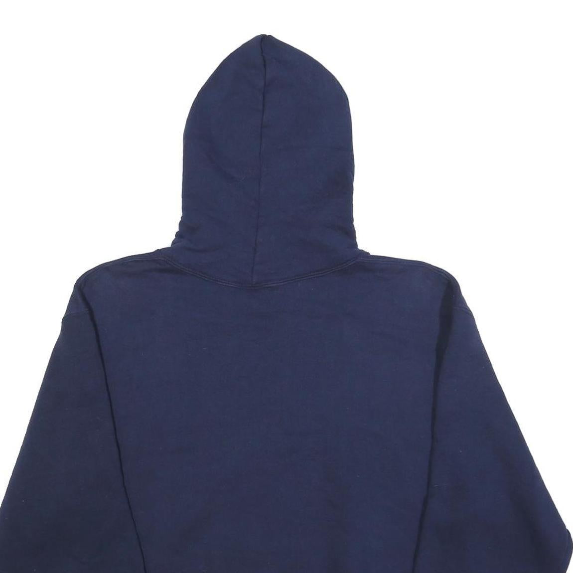 RUSSELL ATHLETIC Womens Navy Blue Santa Barbara Printed Pullover Hoodie M