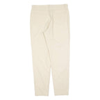 BURBERRY Womens Trousers Cream Regular Tapered W34 L32