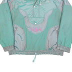 K2 Mens Green & Grey Casual Fleece Zip-Up Jacket L Polyester Outdoor