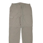 REGATTA Womens Polyester Blend Beige Regular Fit Zip Trousers W29 L31 Outdoor