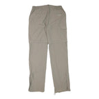 REGATTA Womens Polyester Blend Beige Regular Fit Zip Trousers W29 L31 Outdoor