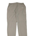 REGATTA Womens Polyester Blend Beige Regular Fit Zip Trousers W29 L31 Outdoor
