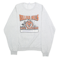 JERZEES Mens Grey Rolling Hills Fitness Crew Neck M Cotton Blend Pullover