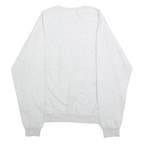 JERZEES Mens Grey Rolling Hills Fitness Crew Neck M Cotton Blend Pullover
