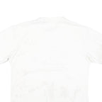 NIKE Mens White Basketball Graphic T-Shirt S Short Sleeve Crew Neck Cotton Blend