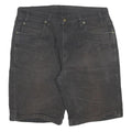DICKIES Mens Shorts Black Cargo XL W32 Workwear Cotton Blend Casual