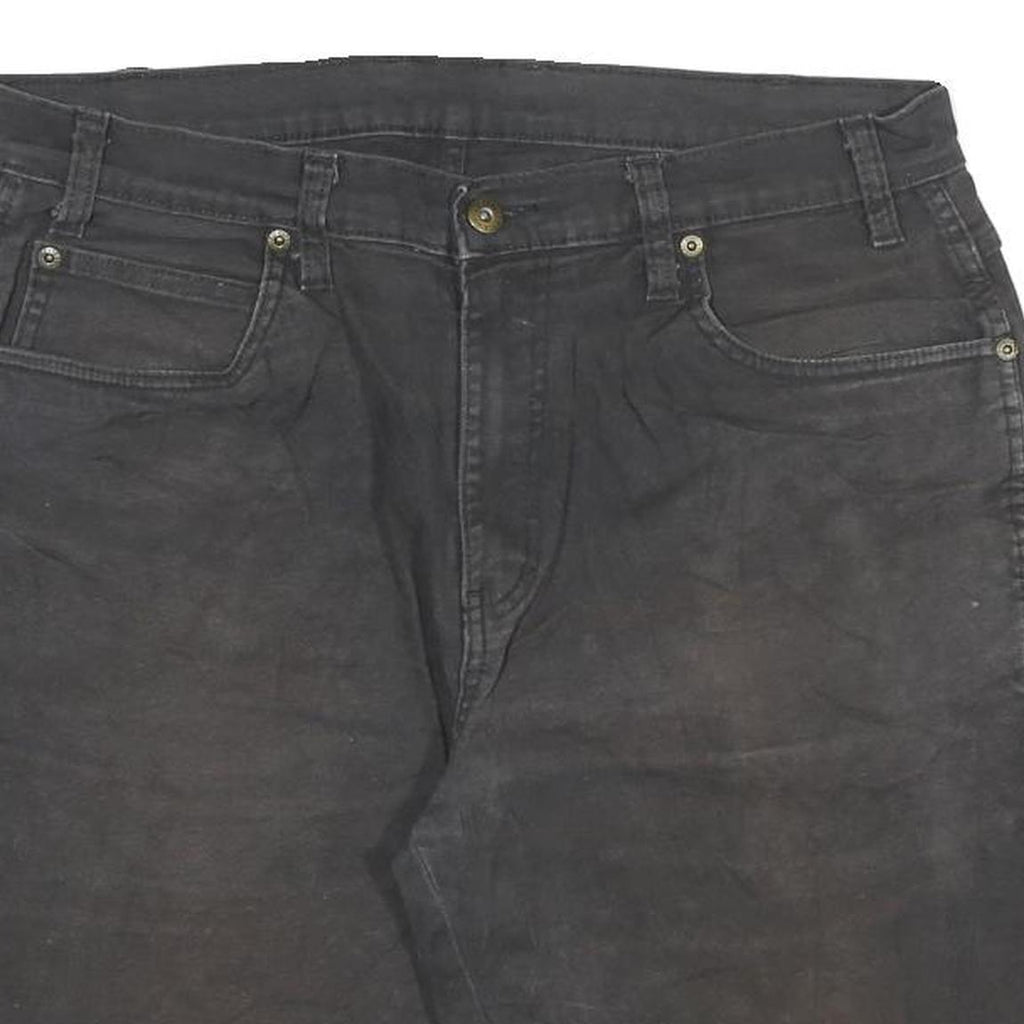 DICKIES Mens Shorts Black Cargo XL W32 Workwear Cotton Blend Casual
