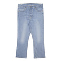 LEVI'S Big E Womens Jeans Blue Regular Straight Denim Light W32 L26 Classic Fit