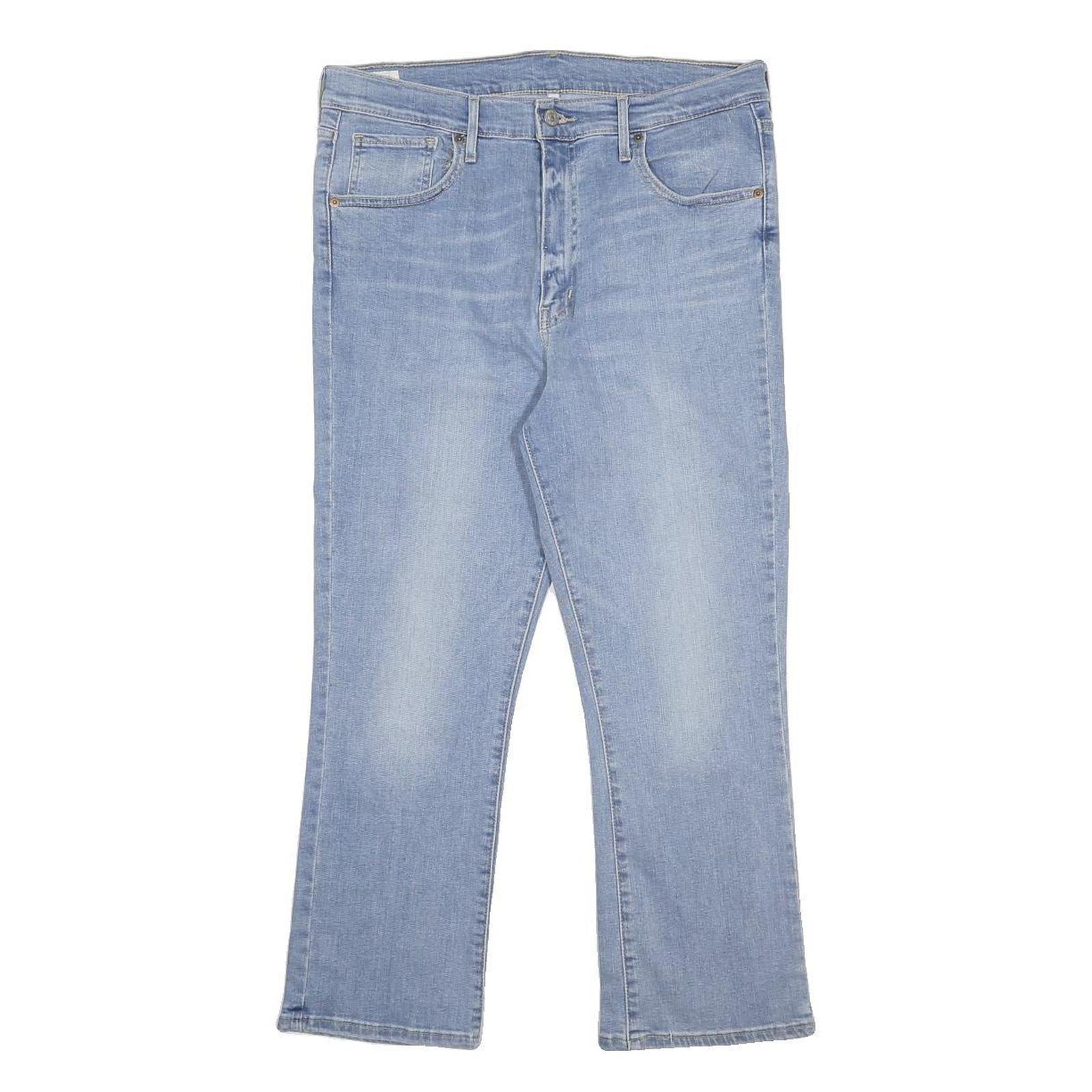 LEVI'S Big E Womens Jeans Blue Regular Straight Denim Light W32 L26 Classic Fit