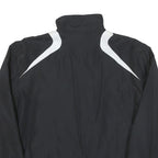 SPORT TEK Mens Black & White Tiger Lines Logo Zip Jacket M Polyester Blend Plain