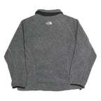 THE NORTH FACE Womens Grey Jacket L Polyester Blend Plain Zip Warm Casual