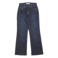 LEVI'S 512 Bootcut Womens Jeans Blue Slim Denim Woven W25 L28 Stylish Fit