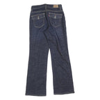 LEVI'S 512 Bootcut Womens Jeans Blue Slim Denim Woven W25 L28 Stylish Fit