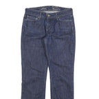 LEVI'S Womens Slim Blue Denim Slim Straight Jeans W26 L29 Classic Cotton Blend