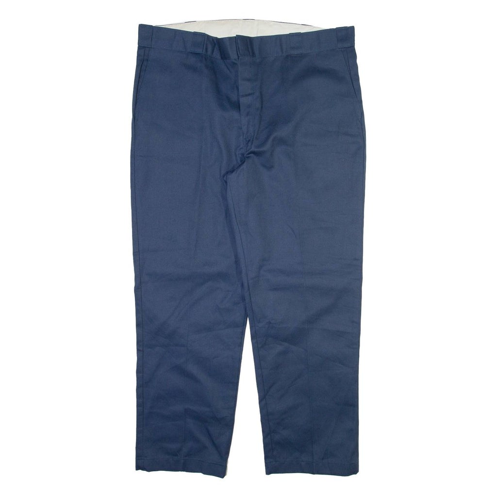 DICKIES 874 Workwear Mens Trousers Blue Regular Tapered W42 L30