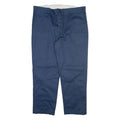 DICKIES 874 Workwear Mens Trousers Blue Regular Tapered W42 L30