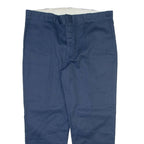 DICKIES 874 Workwear Mens Trousers Blue Regular Tapered W42 L30