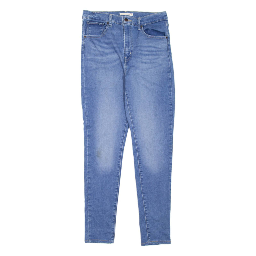 LEVI'S Mile High BIG E Womens Jeans Blue Slim Skinny Stone Wash W31 L32