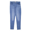 LEVI'S Mile High BIG E Womens Jeans Blue Slim Skinny Stone Wash W31 L32