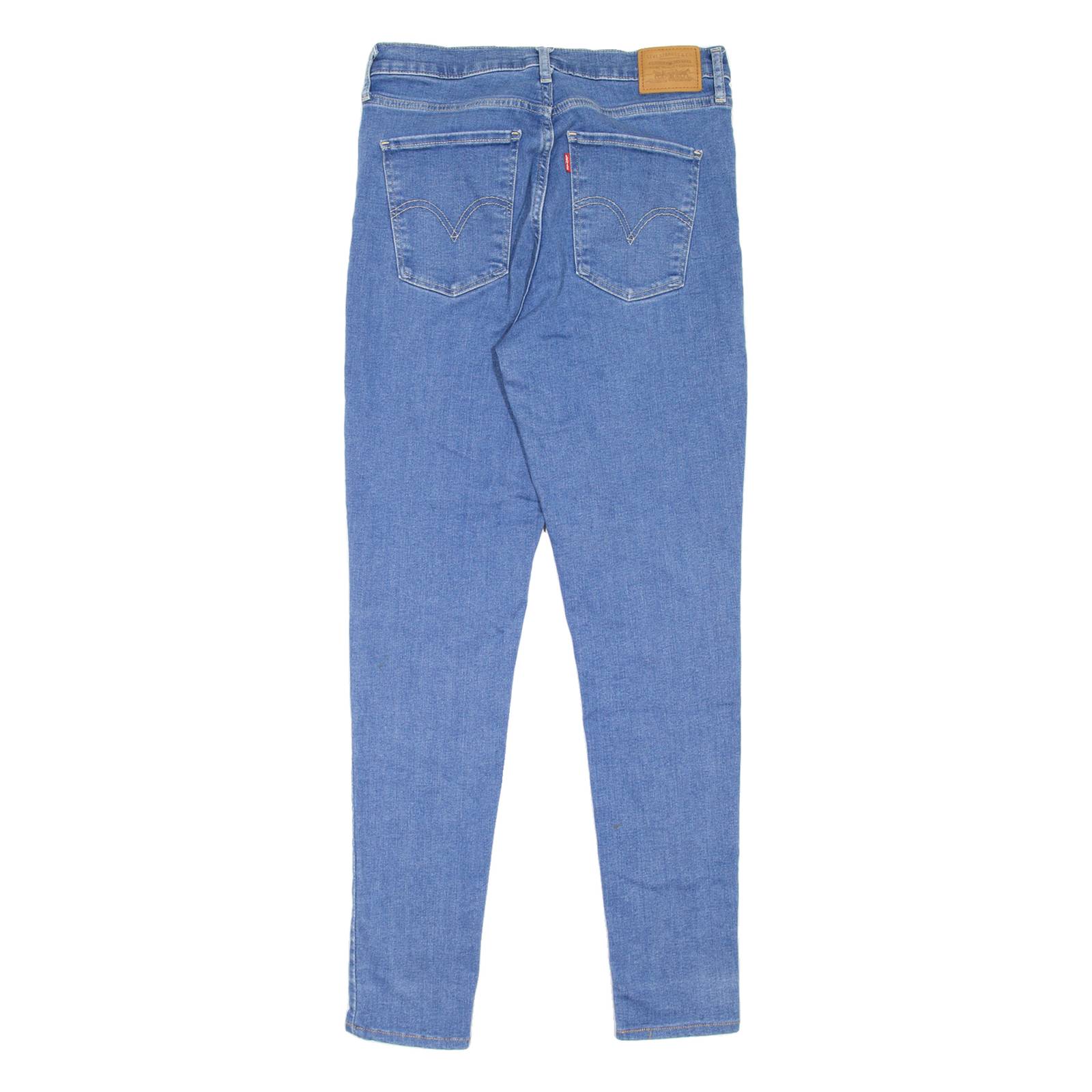 LEVI'S Mile High BIG E Womens Jeans Blue Slim Skinny Stone Wash W31 L32