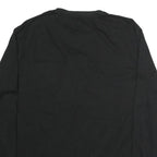 WRANGLER Mens Black Long Sleeve Crew Neck Pocket T-Shirt L Cotton