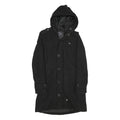 G-STAR Mens Black Wool Blend Hooded Button Jacket S Wool Blend Hooded Coat
