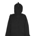 G-STAR Mens Black Wool Blend Hooded Button Jacket S Wool Blend Hooded Coat