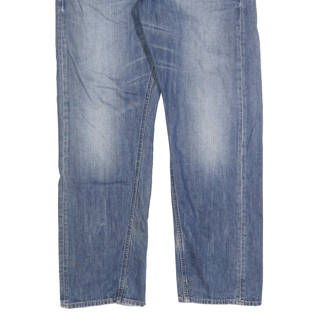 CARHARTT Mens Jeans Blue Regular Straight Denim Medium W34 L32 Workwear Casual