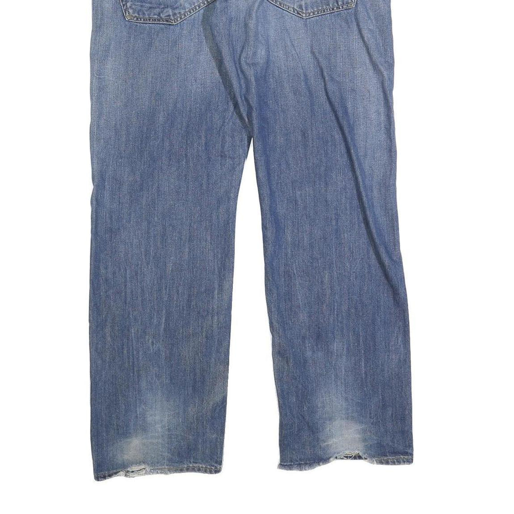 CARHARTT Mens Jeans Blue Regular Straight Denim Medium W34 L32 Workwear Casual