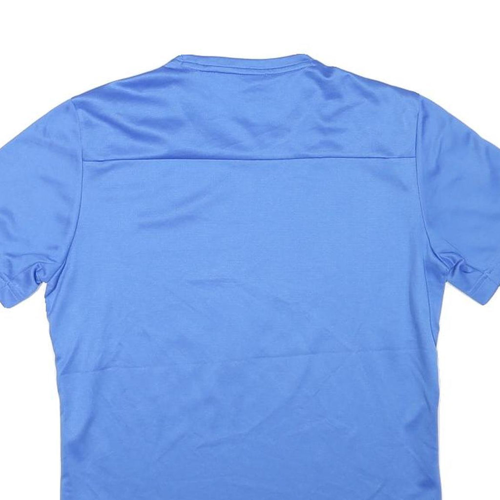 ADIDAS Mens Blue & Yellow B.A.A. 5K Graphic T-Shirt XS Short Sleeve Crew Neck